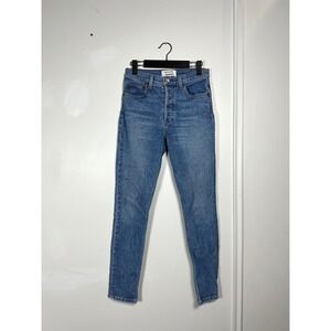 Reformation‎ Jeans 0/1 womens 25 Serena High Skinny Jean Maya wash button fly